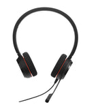 Jabra 1.5 X 7.4 x 6.2 Inches Evolve 20 stereo noise cancelling headphones- optimised for Unified Communications, Black