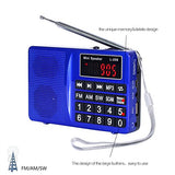 lcj-portable-fm-am-shortwave-multiband-radio-receiver-with-micro-tf-card-and-usb-driver-mp3-player-usb-charging-cable-1000mah-rechargeable-li-ion-battery-l-258-blue image no. 5 shop online in Dubai from Astronom.ae educational and scientific gifts best selling products  