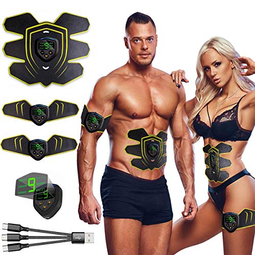 Nitoer Muscle Stimulator,Ems Abs Trainer,Home Gym Belt,Abs Stimulator Workout Equipment For Men & Women