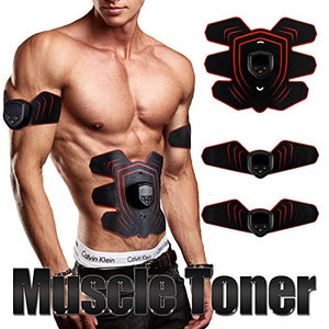 Muscle Toner,Muscle Trainer,Abdominal Toning Belt,EMS Abdominal Muscle Stimulator,EMS ABS Trainer,Fitness Training Gear for Abdomen/Arm/Leg Training,Body Gym Workout Home Office Exercise Equipment