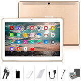 10 Inch Tablet, 4G LTE - TOSCIDO M863 Tablets, Android 10.0, Tablet PC 4 GB/RAM, 64 GB/ROM, Otca Core, Dual SIM, WiFi, Keyboard, Wireless Mouse, M863 Tablet Cover and More Included, Golden