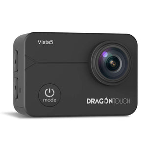 Dragon Touch Native 4K30FPS Action Camera, Touch Screen Video EIS Anti-Shake Cam Wifi Underwater 40M with Remote Control, Waterproof Case and Mounting Accessories Kit-Vista5
