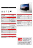 TCL TS7000 Sound Bar (92 cm) for TV (Bluetooth Soundbar, 2.0 Channel Sound, 160 W, HDMI ARC, 3.5 mm AUX Line Input, USB, Wall Mount, Remote Control, Three Sound Modes) Black