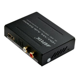 AGPTEK HDMI/MHL Audio (SPDIF+R/L) Extractor Support Ultra HD 4K x 2K /ARC/TOSLINK Optical Audio Output + RCA L/R Audio Converter