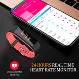 ZKCREATION Fitness Tracker, Smart Watches Heart Rate Monitor Waterproof Smart Bracelet with Sleep Monitor Step Counter Calorie Activity Trackers for Women Men for Android and iOS