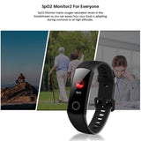 HONOR Band 5 Fitness Trackers HR, Activity Trackers Health Exercise Watch with Heart Rate and Sleep Monitor, Smart Band Calorie Counter, Step Counter, Pedometer Walking for Men Women and Kids Black