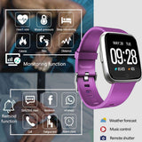 Semaco Smart Watches, Fitness Tracker Watch with Heart Rate Monitor, Sleep Monitor, Calorie Counter, Pedometer Stop Watch for Kids Women Men (Purple)