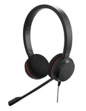 Jabra 1.5 X 7.4 x 6.2 Inches Evolve 20 stereo noise cancelling headphones- optimised for Unified Communications, Black