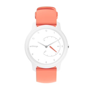 Withings Unisex's Move-Activity Tracking Watch, White & Coral Orange, 38mm