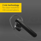 Jabra Talk 45 Mono Wireless Bluetooth Portable Headset for Calls and One Touch Voice Assistant - Black