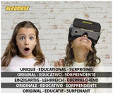 Heromask VR Headset + Maths educational games [times tables subtraction...] for kids 5 6 7 8...12 years old [Fun games] VR Maths set [3D glasses] Cool for girls and boys Learning toys