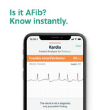 AliveCor KardiaMobile EKG Monitor | FDA-Cleared | Wireless Personal EKG | Works with Smartphone | Detects AFib Bradycardia and Tachycardia in 30 Seconds