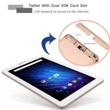 YUNTAB 7 Inch Android Tablet, RAM 1GB +ROM 8GB, HD IPS Screen,Android 6.0 OS,with Dual SIM Slot, WI-FI ,GPS,Bluetooth, Support 2G, 3G (Gold)