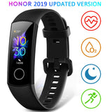 HONOR Band 5 Fitness Trackers HR, Activity Trackers Health Exercise Watch with Heart Rate and Sleep Monitor, Smart Band Calorie Counter, Step Counter, Pedometer Walking for Men Women and Kids Black