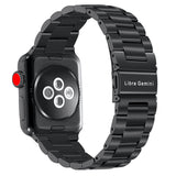 Libra Gemini for Apple watch strap 38mm/40mm,apple watch Series 3/2/1, iWatch Straps Stainless Steel Replacement Watch Strap Wrist Band with Metal Clasp for Apple Watch,iWatch All Models (38mm-Black)