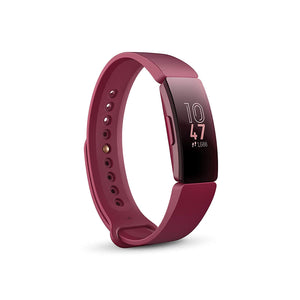 Fitbit Inspire Health & Fitness Tracker with Auto-Exercise Recognition, 5 Day Battery, Sleep & Swim Tracking, Sangria
