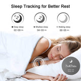 LETSCOM ID115U HR Purple Fitness Tracker with Heart Rate Monitor, Slim Sports Activity Tracker Watch, Waterproof Pedometer Watch with Sleep Monitor, Step Tracker for Kids, Women, and Men