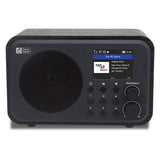 Ocean Digital WiFi Internet Radios WR-336N Portable Digital Radio with Rechargeable battery, Bluetooth Receiver, 4 Preset Buttons, UPnP & DLNA, 2.4" Color Display-Black