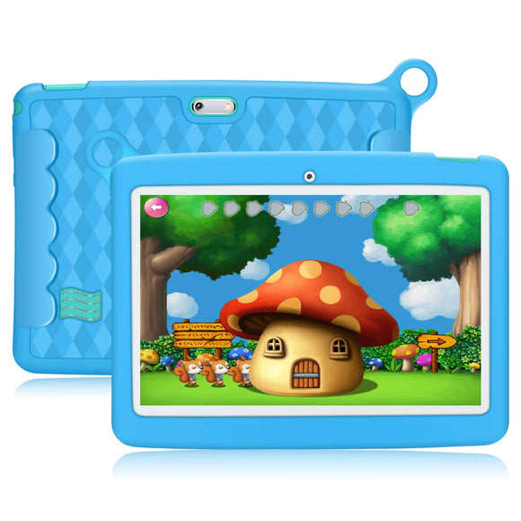 10.1'' Inch Kids Tablet,PADGENE Android 8.1 Pad Quad Core Processor,1280x800 IPS HD Display,1GB Ram 16GB Rom,Kidoz&Google Play Pre-Installed with Kid-Proof Case