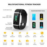 Seneo Fitness Tracker, Color Screen Activity Tracker with Sleep Monitor Heart Rate Monitor Calorie Counter IP67 Smart Watch with Step Counter for Kids Women Men Call SMS Push for iOS Android Phone