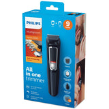 Philips Series 3000 All-In-One Trimmer for Beard, Hair and Body with Nose Trimmer and Charging Stand - MG3740/13