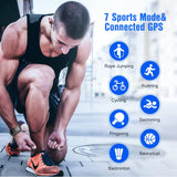 Fitness Trackers, Activity Trackers Watch IP68 Waterproof Bluetooth with Pedometer Wristband 1.14inch Touch Screen Calls SMS SNS Reminder for Kids Women Men