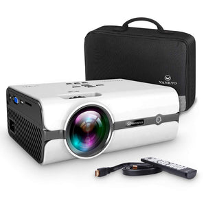 VANKYO Leisure 410 Projector with 4500 Lux, Carrying Bag and HDMI Cable, Full HD 1080P and 170'' Display Supported, Compatible with TV Stick, PS4, HDMI, VGA, TF, AV and USB, XBOX