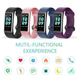 KUNGIX Fitness Trackers, Activity Trackers Fitness Watch High-End for Women Man, IP68 Waterproof Fitness Tracker Watch With Heart Rate,Fit Watch Calorie Counter Step Counter Sleep Monitor Smart Watch