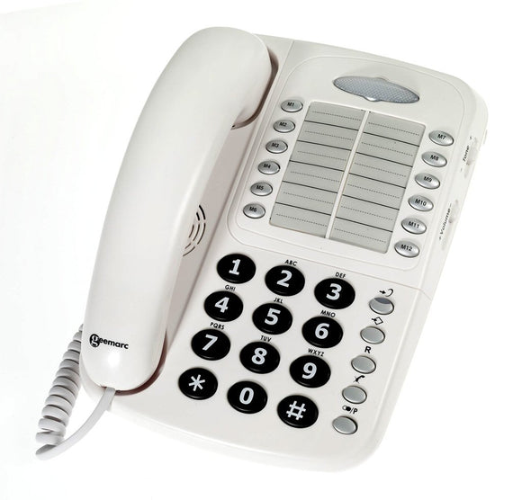 Geemarc CL1100- Extra Loud Corded Big Button Amplified Telephone - UK Version