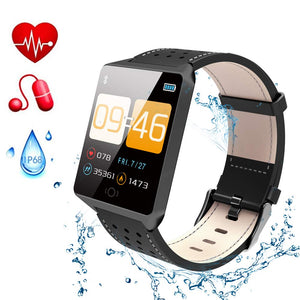 Gelrova IP68 Waterproof Fitness Tracker 1.3" HD Color Screen Activity Tracker with Heart Rate&Blood Pressure Monitor Wearable Smart Bracelet Pedometer Watch with Sleep Monitor for Android IOS Phone