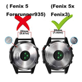 NotoCity Compatible Fenix 5X Band 26mm Width Soft Silicone Watch Strap for Fenix 5X Plus/Fenix 6X/Fenix 6X Pro/Fenix 3/Fenix 3 HR/Descent MK1/D2 Delta PX(4 colours pack)