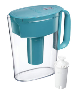 Brita Metro Pitcher with 1 Filter, 5 Cup, Turquoise