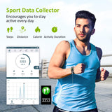 Seneo Fitness Tracker, Color Screen Activity Tracker with Sleep Monitor Heart Rate Monitor Calorie Counter IP67 Smart Watch with Step Counter for Kids Women Men Call SMS Push for iOS Android Phone