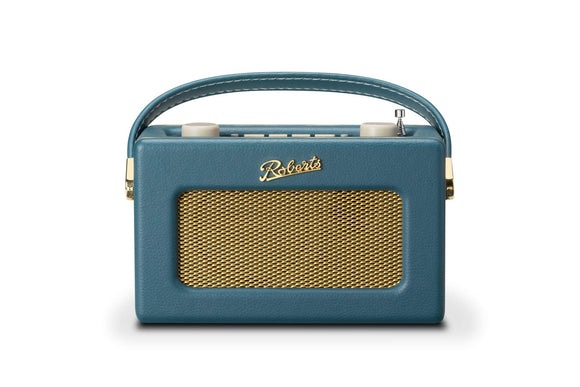 Roberts Revival Uno Retro Portable/Compact DAB/DAB+/FM Digital Radio with Alarm Clock Radio, Teal Blue