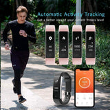 Huyeta Fitness Trackers HR, Heart Rate Monitor tracker with Step Counter Sleep Monitor fitness watch with GPS Pedometer Smart Bracelet with Alarm/Calorie Counter/Camera for Android, IOS
