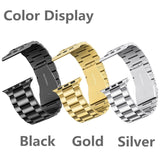 Libra Gemini for apple watch strap 42mm/44mm,apple watch Series 3/2/1, iWatch Straps Stainless Steel Replacement Watch Strap Wrist Band with Metal Clasp for Apple Watch,iWatch All Models (42-Gold)