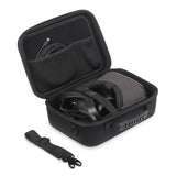 JSVER Travel Case for Oculus Quest Hard Shell EVA All-in-one VR Gaming Headset Case Carrying Protective Box with Shoulder Strap (Black)