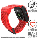 Catalyst Case for Apple Watch Series 5 and Series 4 44mm, Buckle Edition, Drop Proof 9.9ft, ECG and EKG Compatible, Sport Band, Breathable, Rugged, Drop proof for Apple Watch Case, Flame Red