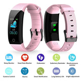 Semaco Fitness Trackers Watch, Activity Tracker with Heart Rate Monitor Waterproof IP68, Sleep Monitor, Calorie Step Counter, Pedometer Watch with Connected GPS for Kids Women Men (Pink)