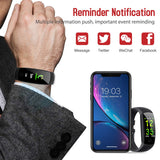 【2019 Updated Version】Fitness Trackers with Heart Rate Monitor, Activity Trackers Watch with Blood Pressure Monitor, Sleep Monitor, IP67 Waterproof Pedometer, Calorie Counter for Men Women and Kids