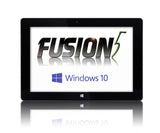 Fusion5 Ultra Slim Windows Tablet PC- (2GB RAM, 64GB Storage, Full size USB 3.0, Intel quad-core, Dual Cameras, HDMI, Bluetooth, Windows 10 S Tablet Computer) (10.1" 64GB)