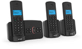 BT3110 Home Phone with Nuisance Call Blocking and Answer Machine (Trio Handset Pack)