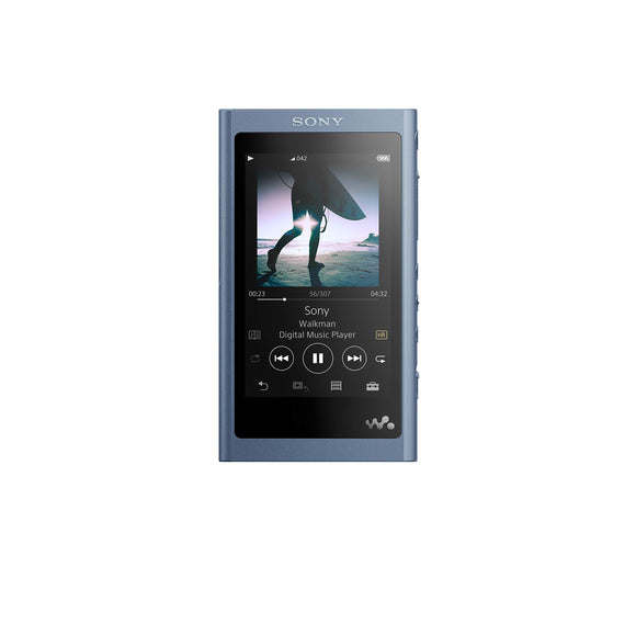 Sony NW-A55L 16GB Walkman Hi-Res Portable Digital Music Player with Touch Screen, S-Master HX and DSEE-HX - Blue
