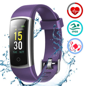 LATEC Fitness Tracker, Activity Tracker Heart Rate Monitor IP68 Waterproof