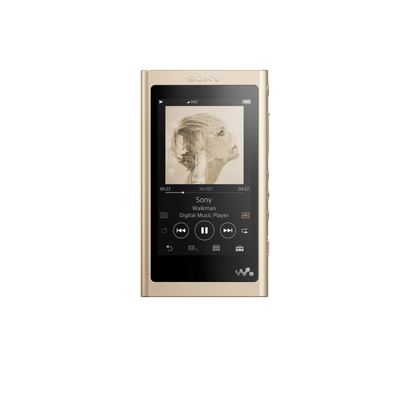 Sony NW-A55L 16GB Walkman Hi-Res Portable Digital Music Player with Touch Screen, S-Master HX and DSEE-HX - Gold