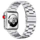 Libra Gemini for Apple watch strap 38mm/40mm apple watch Series 3/2/1, iWatch Straps Stainless Steel Replacement Watch Strap Wrist Band with Metal Clasp for Apple Watch,iWatch All Models (38mm-Silver)