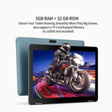 Winnovo Tablet 10 Inch Android 9.0 PC Tablets Quad Core MT8163 3GB RAM 32GB ROM HD IPS 1280x800 2.0MP+5.0MP Camera WiFi HDMI Bluetooth GPS FM (Black)