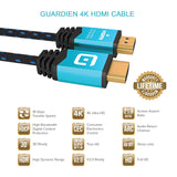 HDMI Cable 7.5m HDMI Lead - Ultra High Speed 18Gbps HDMI 2.0a/b 2.0 - Support 4K@60Hz, 3D, Ethernet, ARC, Video UHD 2160p, HD 1080p - Xbox, PS3, PS4, Fire TV, Apple TV