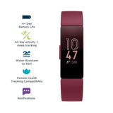 Fitbit Inspire Health & Fitness Tracker with Auto-Exercise Recognition, 5 Day Battery, Sleep & Swim Tracking, Sangria