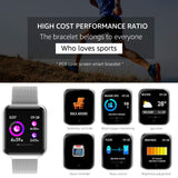 Fitness Tracker Smart Watch－ Activity Tracker Bluetooth Waterproof Smartwatch Calorie Counter Fitness Tracker With Blood Oxygen Blood Pressure Heart Rate Monitor Smart Bracelet for Android & IOS